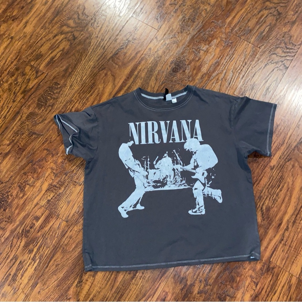 Divided Charcoal Nirvana tShirt
